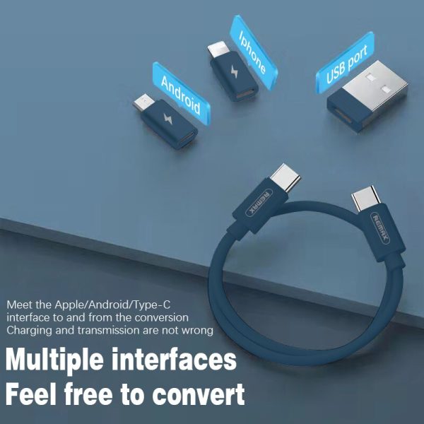 (5 In 1 ) Data Cable Set All Solutions In One / Data Cable Set 60w Fast Charging