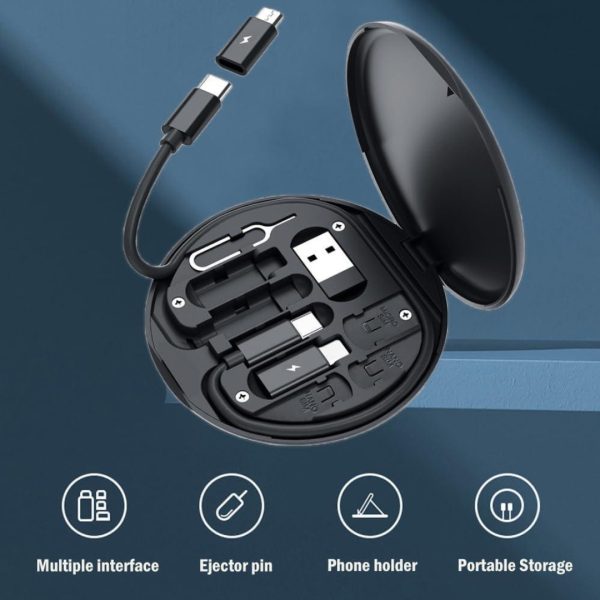 (5 In 1 ) Data Cable Set All Solutions In One / Data Cable Set 60w Fast Charging