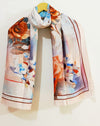 Autumn Bloom Lawn Scarf