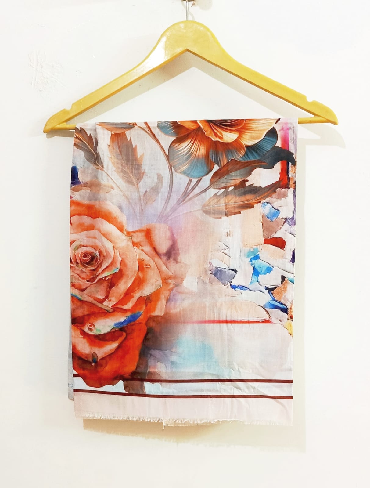 Autumn Bloom Lawn Scarf