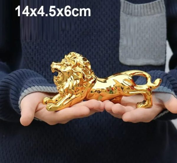Get Golden Lion Car Dashboard Decoration
