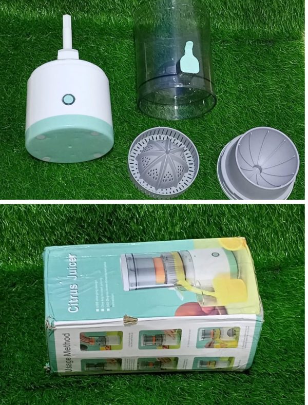 (nw000221) Portable Electric Citrus Juicer Rechargeable Hands | Orange, Lemon Juicer And Squeezer | Juice Extractor | Juice Blender